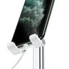 Adjustable Phone Holder Foldable Stand Portable Desktop Tablet Mount Multi Angle Viewing for Streaming Reading Cooking Hand Free