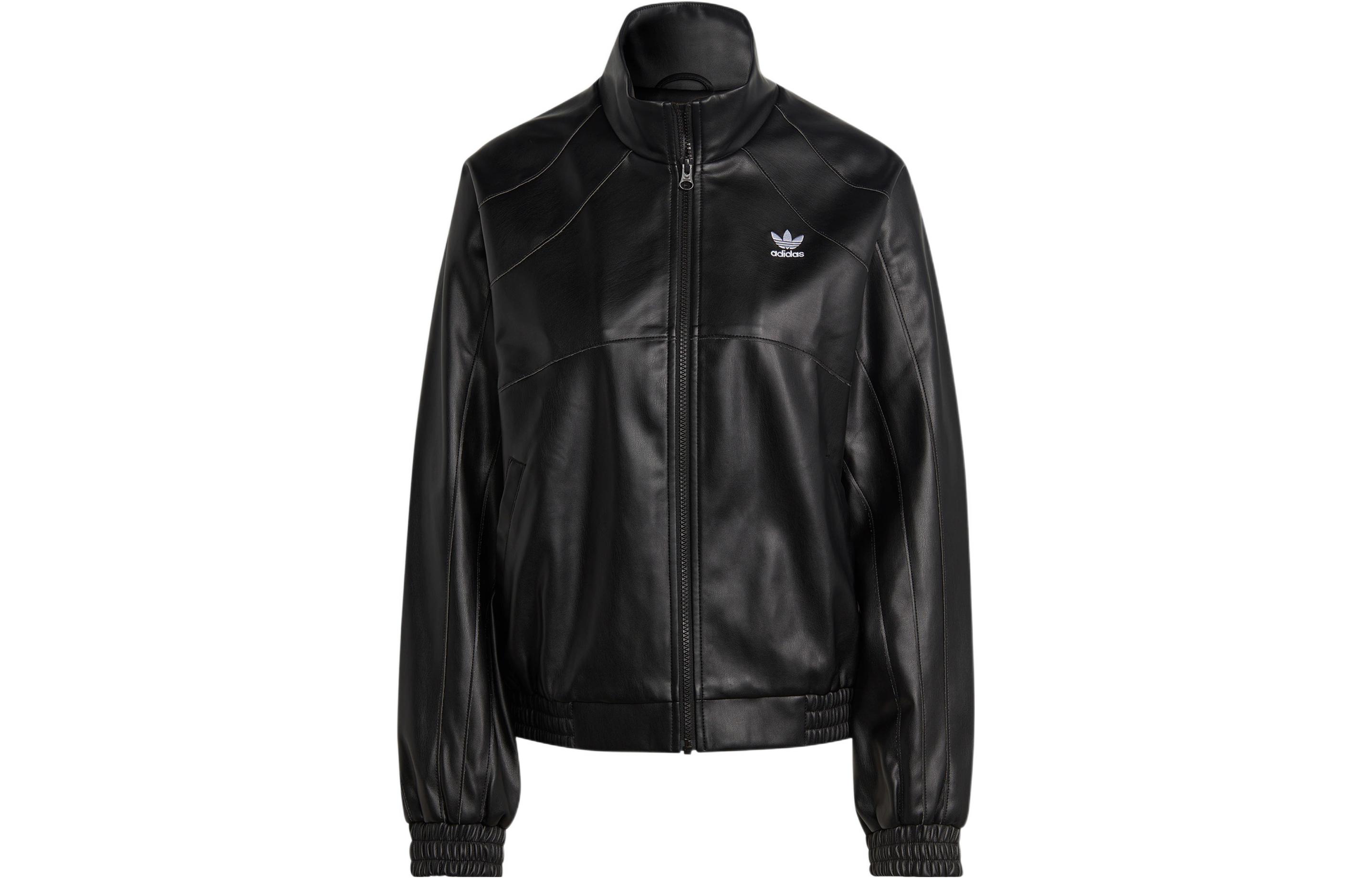 

Adidas Originals FAUX LEATHER Jacket Women s Black II6103 XXL