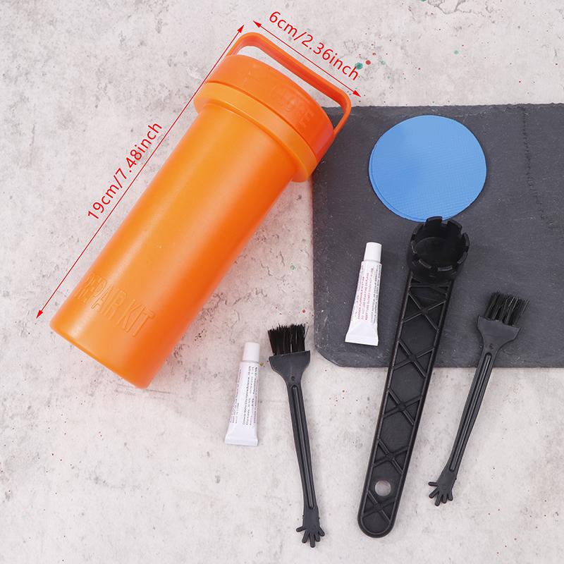 1 Set Kayaking Paddle Board Sup Repair Kit Glue Air Valve Paddle Board Surfboard Repair Tool Kit Accessories