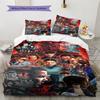 Stranger Pattern Bedding Set Quilt Cover Pillowcase Home Decor Gift (1 * Duvet Cover + 2 * Pillowcase, Without Core)