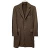 Belvest PT1403 Brown Cashmere Chesterfield Coat Coat 44 BrownUsed