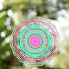 10 Inch Bohemian Mandala Wind Chime with 360 Rotating Hook No Battery Needed Perfect for Garden Patio Mother Day New Year Gift