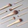 10 PCS Premium Makeup Brush Set Foundation Blending Brush Eye Shadow Facial Powder Blush Concealer Highlight Makeup Beauty Tools