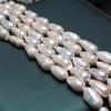 1String, Natural Freshwater Pearls, Handmade Teardrop-shaped Thread Pearl Beads, 10×20mm, for DIY Necklace, Jewelry Making Crafts, Length 36 Cm