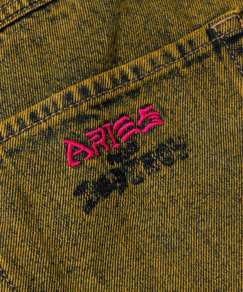 Aries (U) Acid Wash Batten Jean Gold