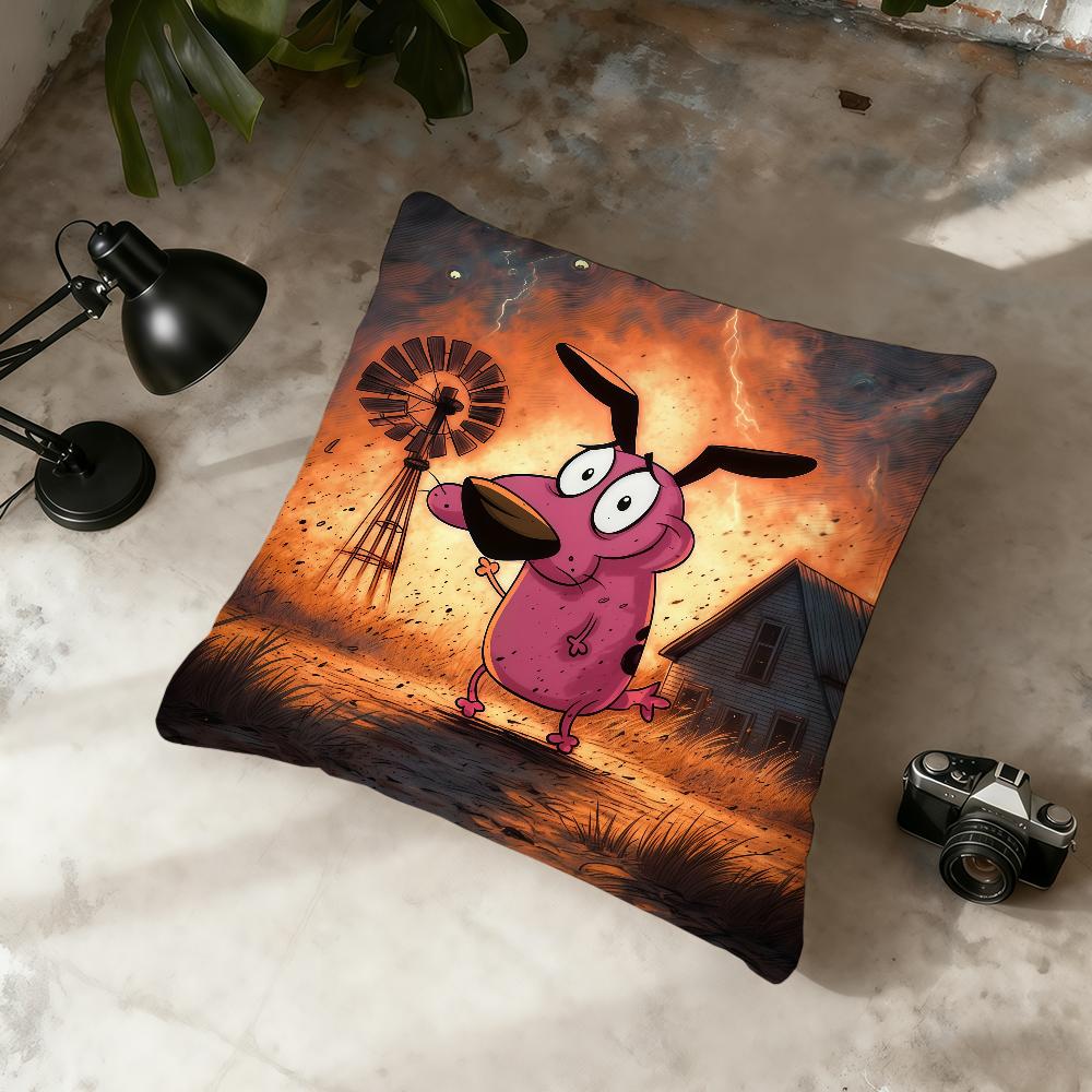 C-ODWAGA C-Pieski-tchórze poszewka na poduszkę Dom Biuro Wygodna Nordycka Prostota Hit Z zamkiem Poszewka na poduszkę