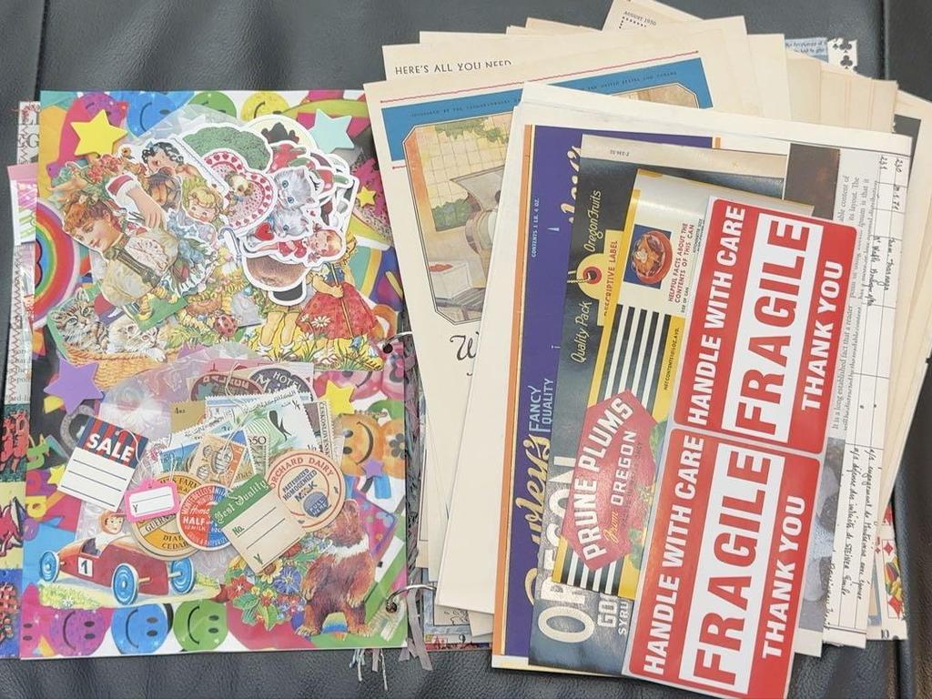 [USED] Limited Time Offer Paper Item Sharing Ring File American Retro Vintage