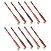 10Pcs Beginner Oblique Dip Pen Holder Wooden Dip Pen Holder with Adjustable Metal Flange for Adult Handwriting Practice