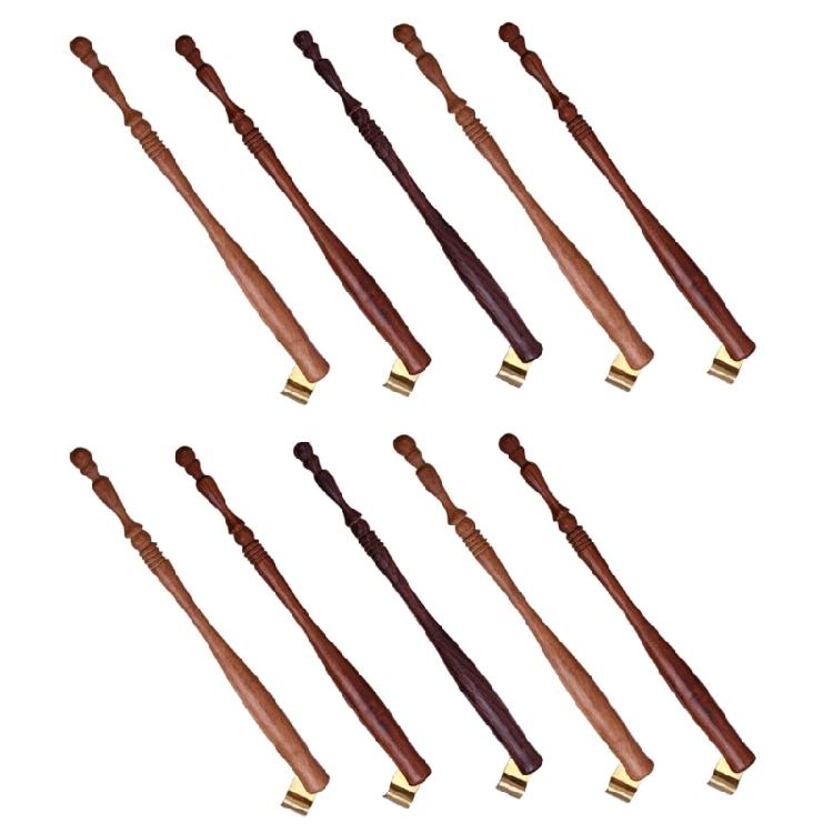 

10Pcs Beginner Oblique Dip Pen Holder Wooden Dip Pen Holder with Adjustable Metal Flange for Adult Handwriting Practice 1