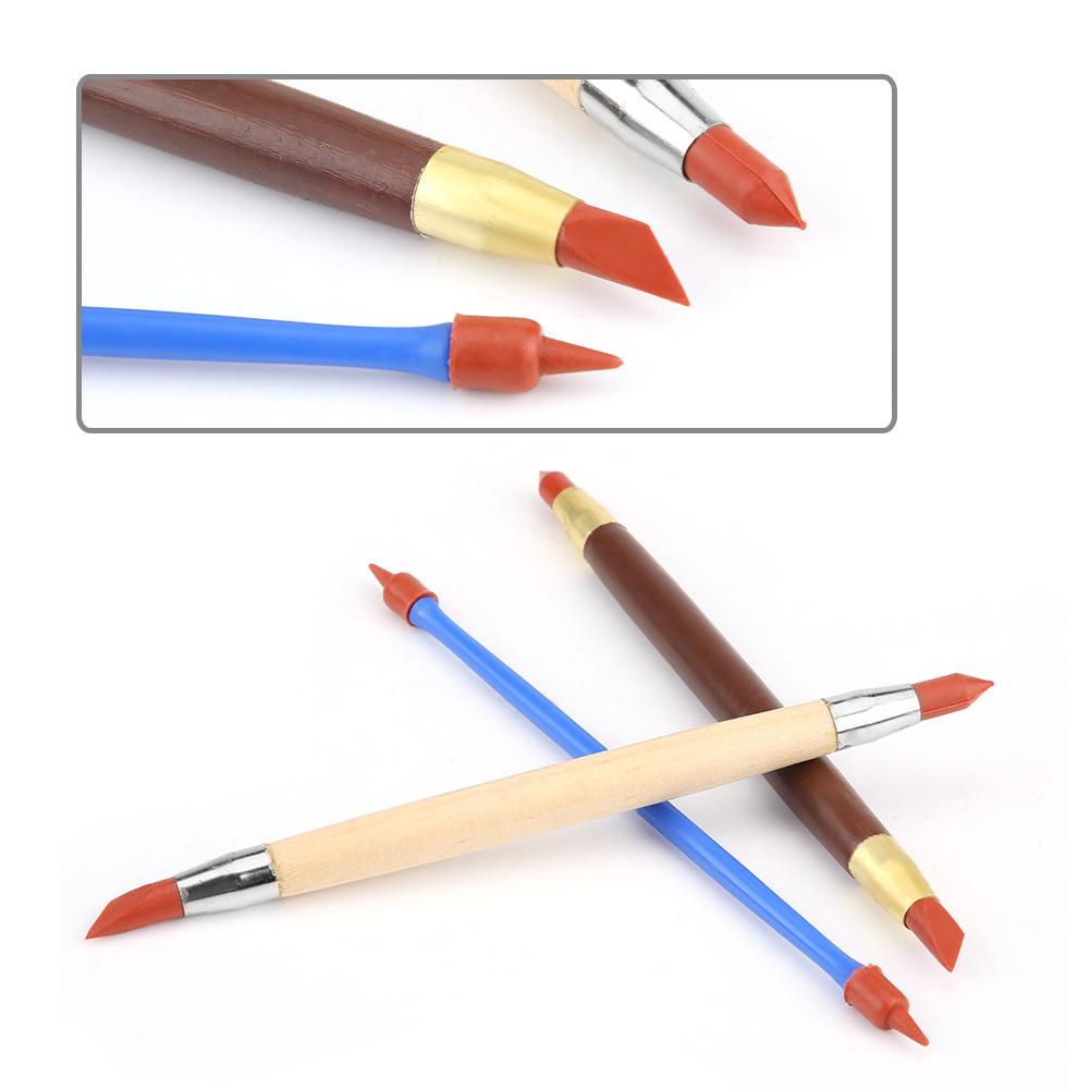 Silicone Clay Pen, Exquisite Tools,  and Shape, Sculpt Clay Pottery, Different Shapes,   Service Time, Includes 3pcs Basic Tools, Art Projects,