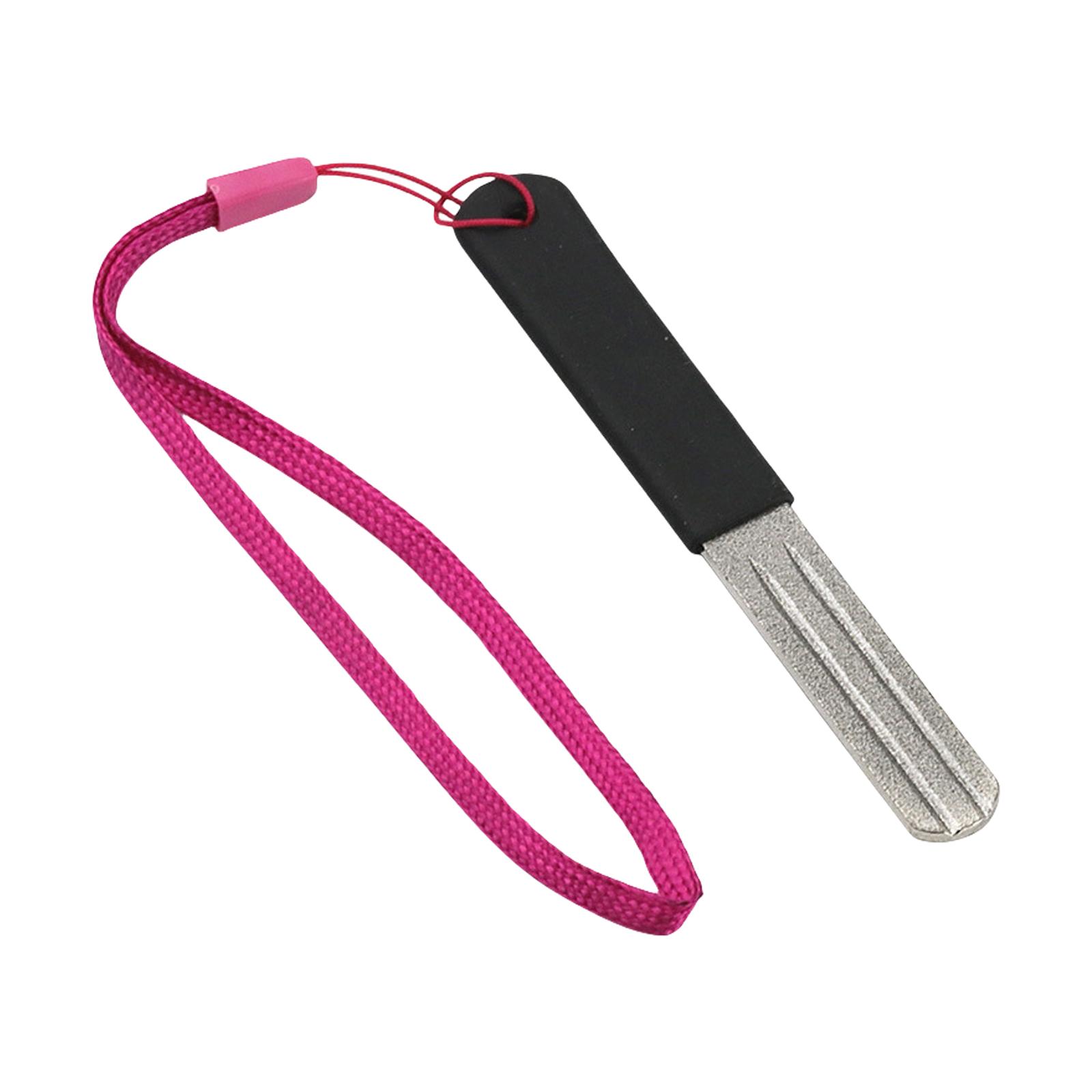 

Точилка для рыболовных крючков Точильный камень для рыболовных крючков Алмазный напильник Точильный камень Инструмент для заточки Аксессуар Инструмент для шлифовки Двусторонняя чёрный