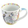 Les Trésors De Lily [P4190] - 'Circus' Porcelain Breakfast Set White Multicoloured