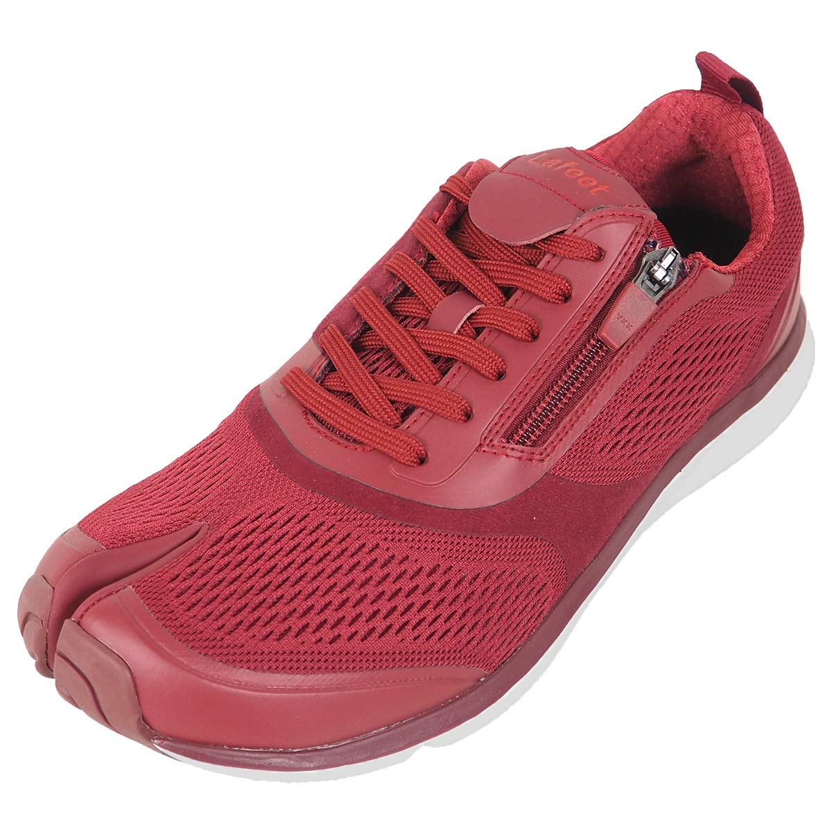 

Lafeet Tabi Shoes Кроссовки для ходьбы Lafeet для ходьбы VL07 osk005 Винно-красный [Okamoto Seikou] Мужские Женские 24.5см
