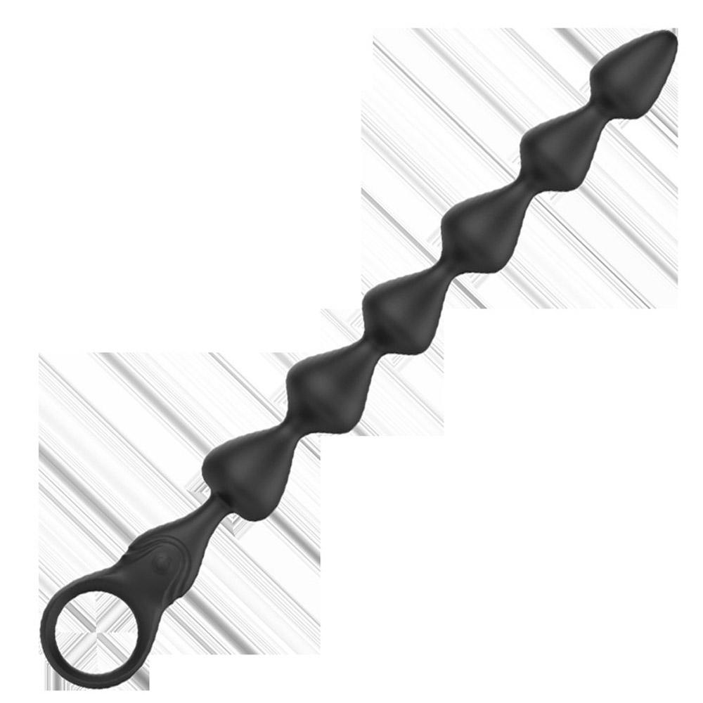 Male Sex Toys Anus Plugs for Men and Women Anus Beads Prostate Massager, Waterproof Silicone 3 Vibrating Motor G Spot Stimulator Adult Male Sex Toys
