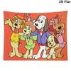 Animated Puppy Pattern Home Decor Tapestry, Wall Hanging, Decorative RV Wall Cloth.MGT0918177