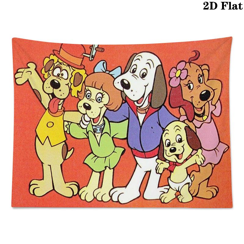 Animated Puppy Pattern Home Decor Tapestry, Wall Hanging, Decorative RV Wall Cloth.MGT0918177