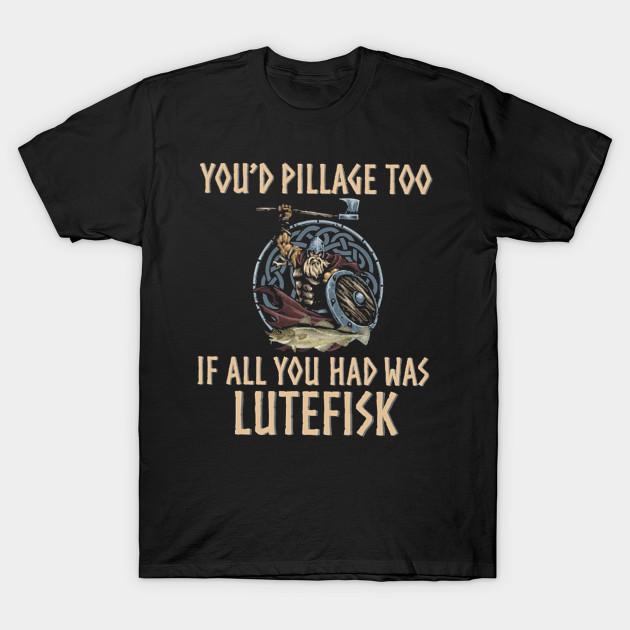 

Viking Lutefisk Norwegian T-Shirt 5XL різнокольоровий