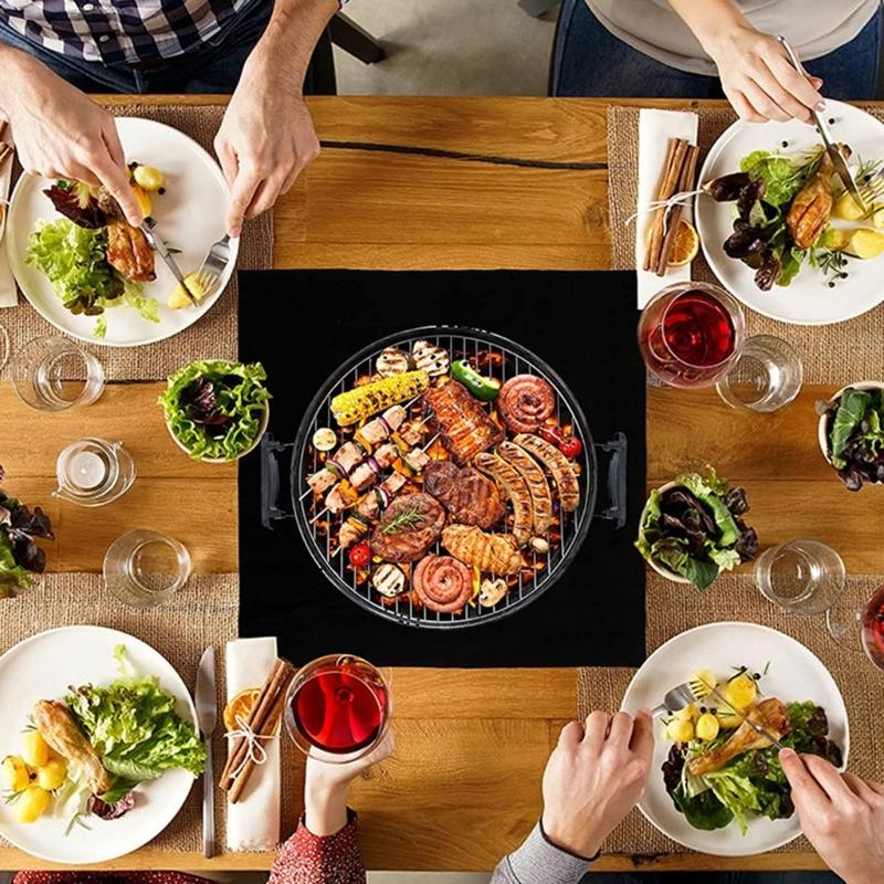 High Temp Carbon Felt Fiber Welding Blanket Plumbing Heat Sink Slag Fire Auto