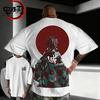 Devil Killer Kimetsu No Yaiba2025 Summer New Hotseling Mens Womens Japanese Anime Tanjiro Kamado Cotton Short Sleeved Tshirt