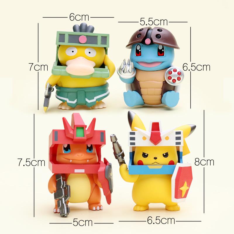 

Очаровательная фигурка воина-меха для косплея: Псидак, Чармандер и Сквиртл Орнамент