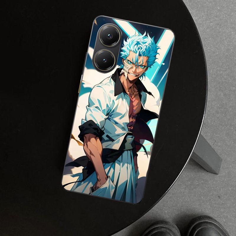 Grimmjow 6 Bleach Phone Case Cover for Xiaomi Poco X6 X5 X7 Pro F7 Ultra Redmi 15C 15 13C 13 12C 12 10C 10 10A 9C 9A 9T 9 Coque