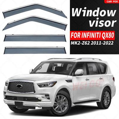 Infiniti QX80 Z62 Window Sun and Rain Deflectors Visor