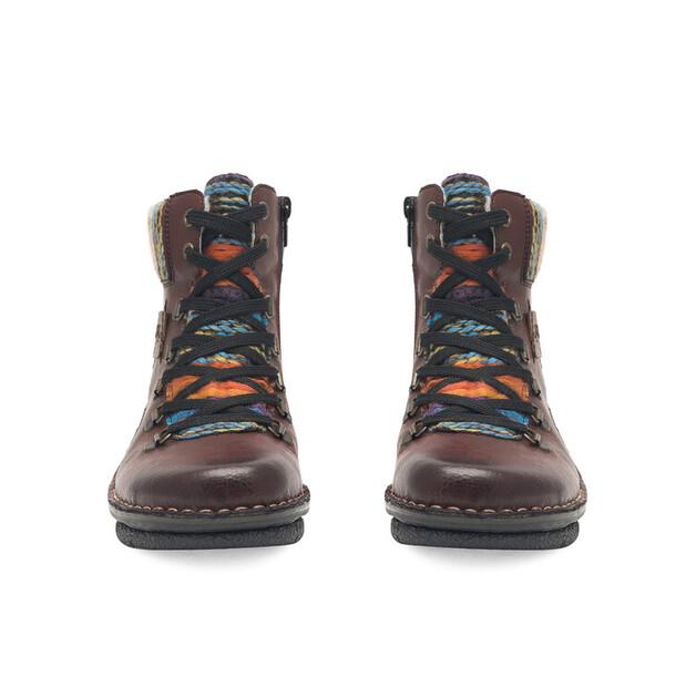 Burgundy Rieker Ankle Boots 73343-35