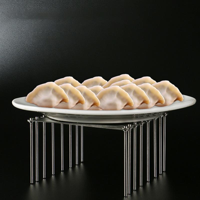 1pc Stainless Steel Dish Rack Retractable Kitchen Bowl Dish Drain Rack Foldable Pot Lid Rack Tableware Holder Kitchen Gadgets