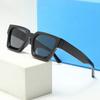 1PCS Fashion Square Women Luxury Sunglasses Retro Brand Designer Leopard Blue Green Sun Glasses UV400