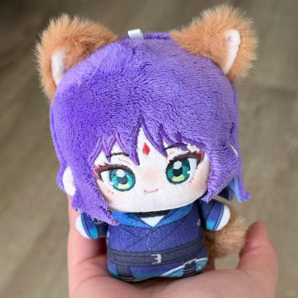 Cosmic Princess Kaguya! Plush Cartoon Anime Cotton Doll Film Star Moon Hair Clip Red Star Pattern Kimono Layered Short Toy Cute