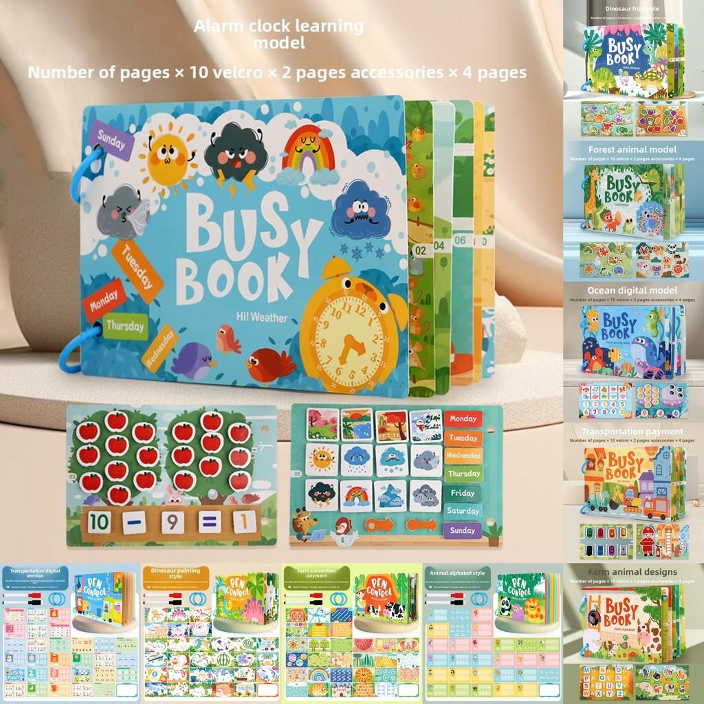 Farm Ocean And Themed Wooden Puzzle With Diy Features For Toddlers Play Learning