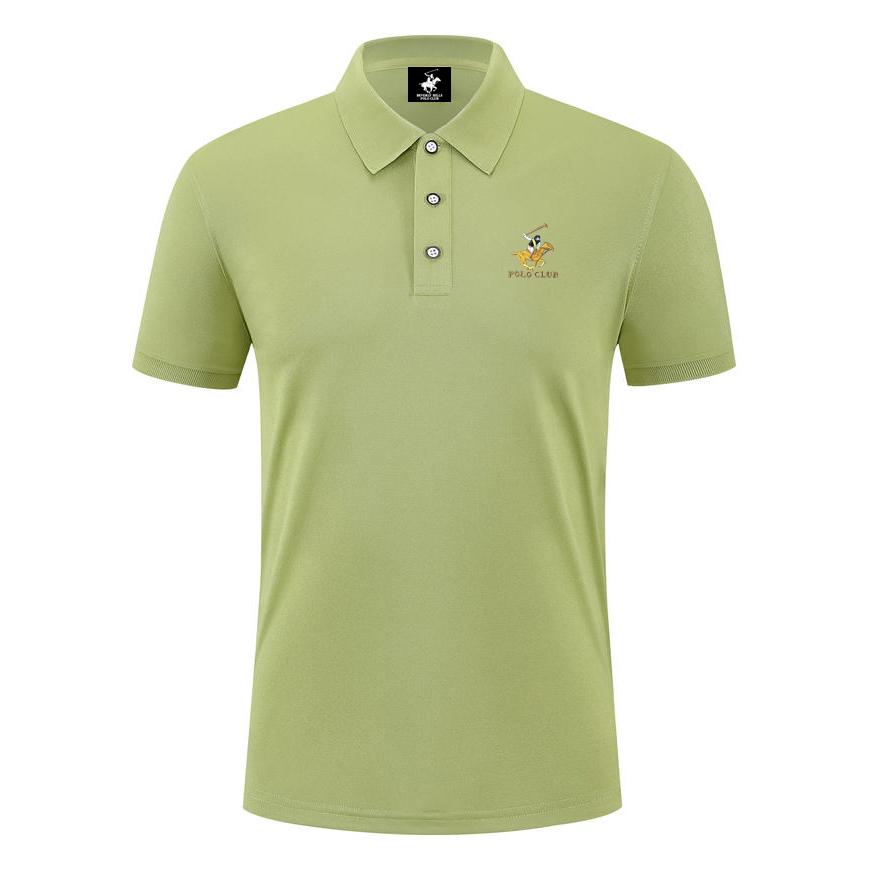

POLO CLUB Summer New Pony Embroidered Casual Sports Collar Polo Shirt, Sweat Wicking and Moisture Absorbing Pure 3XL