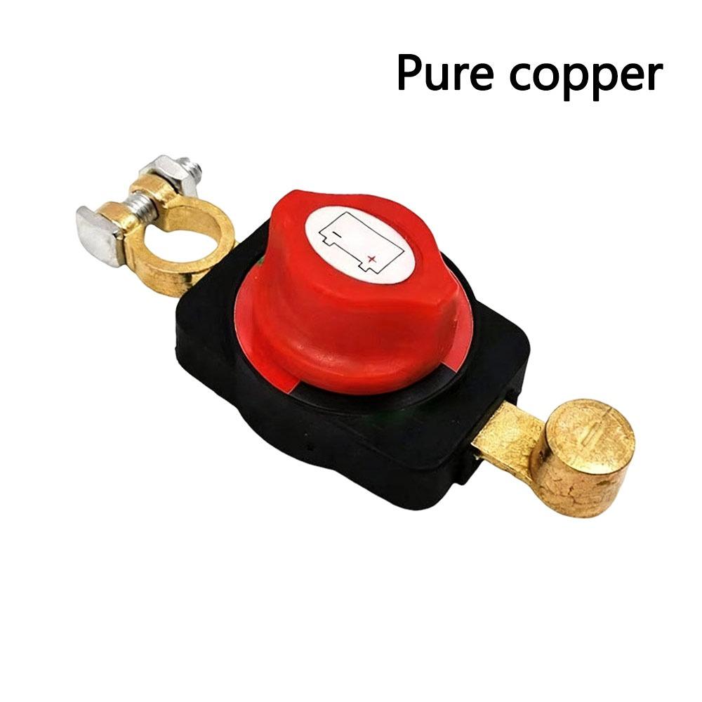 Durable Top Post Battery Disconnect Switch On/Off Waterproof Battery Isolator 12-24V Circuit Breaker Parts For Cars/Rvs/Boats