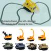 Line Following Robot Induction Educational Inductive Toys Car Truck Machine Follower Diy Diecast Vehicle Toy Magic Pen