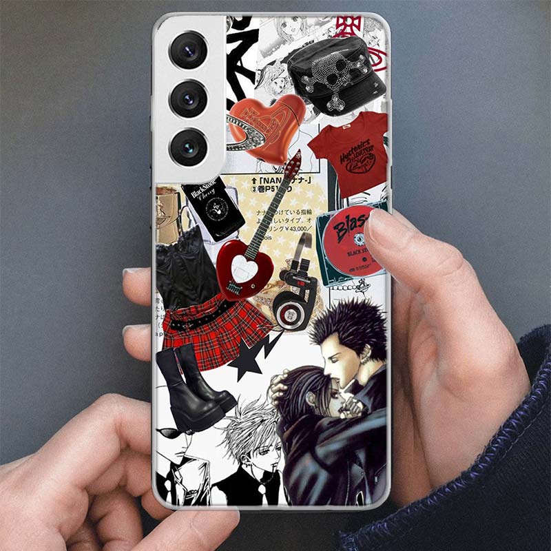 Nana Anime Na Na Girl Phone Case For Samsung Galaxy M12 M21 M30S M31 M32 M51 M52 Note 8 9 10 20 J4 J6 Plus J8 Soft Silicone Cove