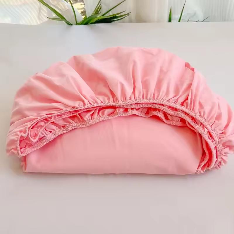 1ks Ultra měkké prostěradlo s gumou - Lehký prodyšný polyester, Snadná údržba a padnoucí chránič matrace, Pohodlné ložní prádlo pro všechna roční období Měkké prostěradlo