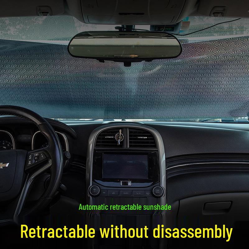 Automatic Retractable Car Windshield Sunshade Visor
