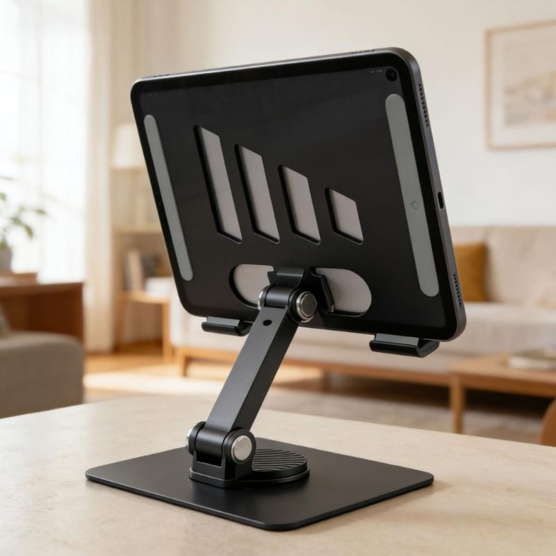 Tablet Holder Stand 360 Degree Rotatable Portable Foldable Desktop Bracket Support For Tablet Laptop Desktop Holder