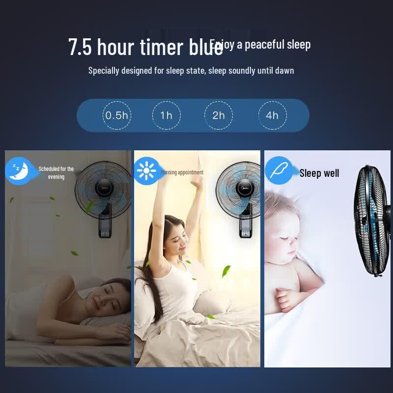 Midea 16-inch Wall-Mounted Industrial Fan