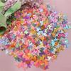PVC Resin Sequins Mini Sequins 6.8*6.2mm Ginkgo Leaf Acrylic Decorative 1000Pcs Multifuctional Fashion Hollow Out
