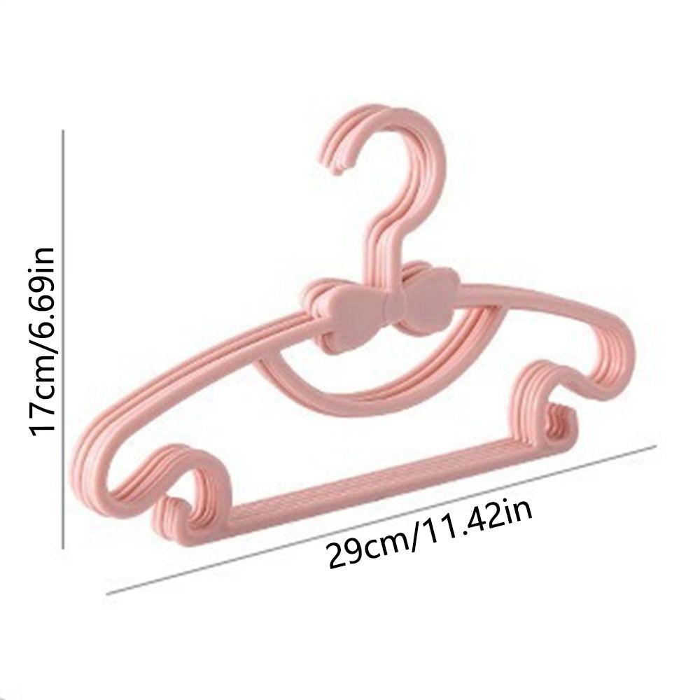 30Pcs Plastic Material Baby Clothes Racks Portable Closet Organizer Kids Clothing Hangers  Travel