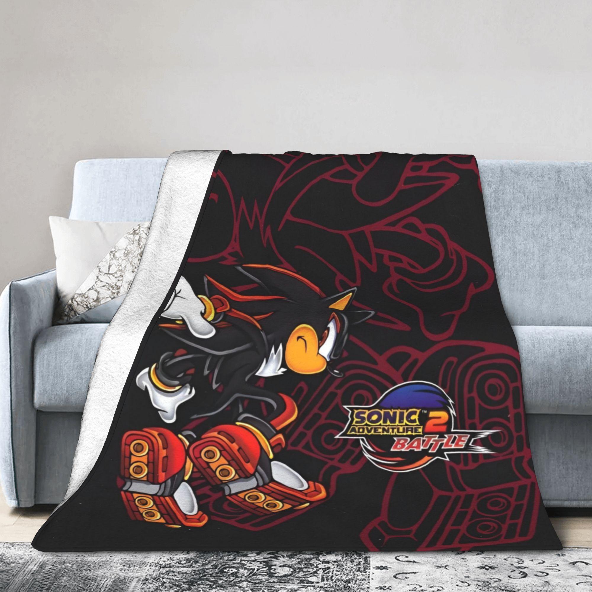 

Shadow Game Blanket Soniced Cartoon Wool Throw Blanket Summer Air Conditioning Decoration Ultra-Soft Warm Bedspreads 75x90cm