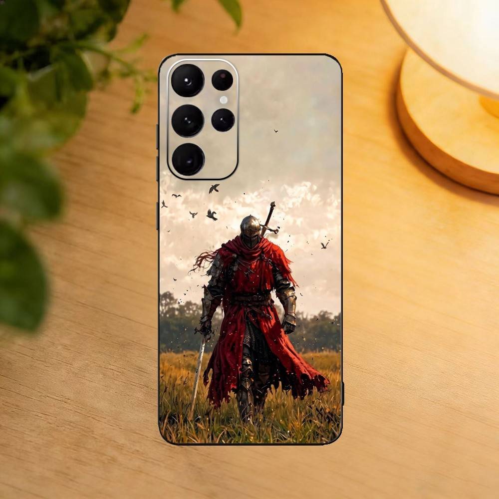 Crusaders Templar Knight phone Case For Samsung S25,24,21,22,23,30,Ultra,20,Plus,Fe,Lite,Note Soft Black Cover