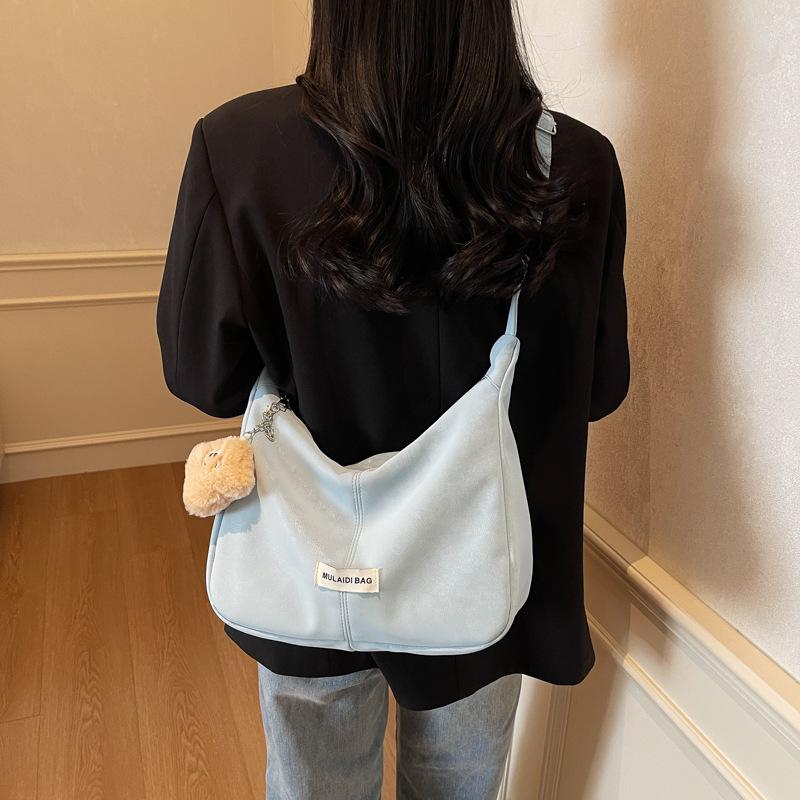 Large-capacity Fashionable and Textured Shoulder Bag Women's 2025 Spring New Niche Simple Ins Messenger Bag Tote Bag