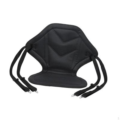 Kayak Seat Fishing Rowboat Drifting Kayaking Comfortable Back Support Adjustable Belts Non Slip