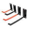 Classic Black Single Outdoor Wall Hooks (2-Pack)