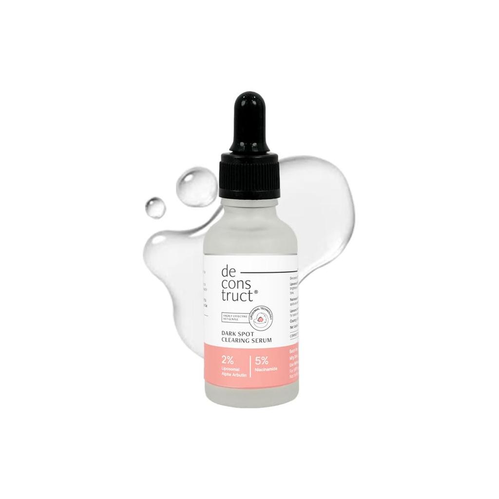 Deconstruct 5% Niacinamide Serum for Oily Skin + 2% Alpha Arbutin|Powered by Liposomal Technology |Fades Pigmentation & Acne Marks|4-in-1 Multi-Ben