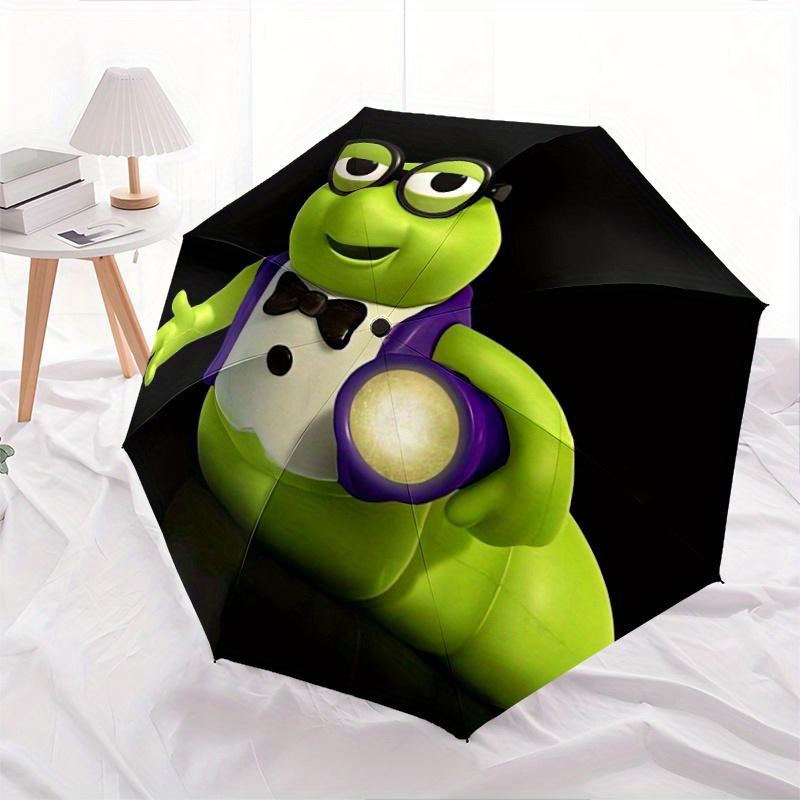 Toy Story 3 Bookworm Automatic Opening and Closing Umbrella - Lightweight 3-Fold Design, Suitable for Fans, Travel, Daily Use - Official Pro