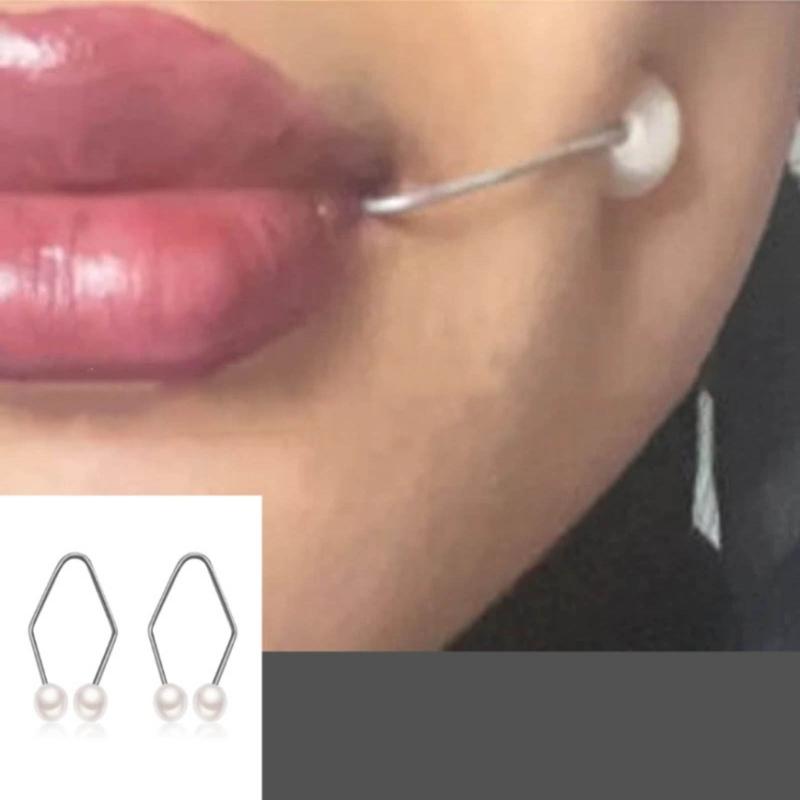 1 Pair Dimple Maker Dimple Trainer Fashion Jewelry Accessory Natural Smile Dimple Maker Body Jewelry for Smile Training