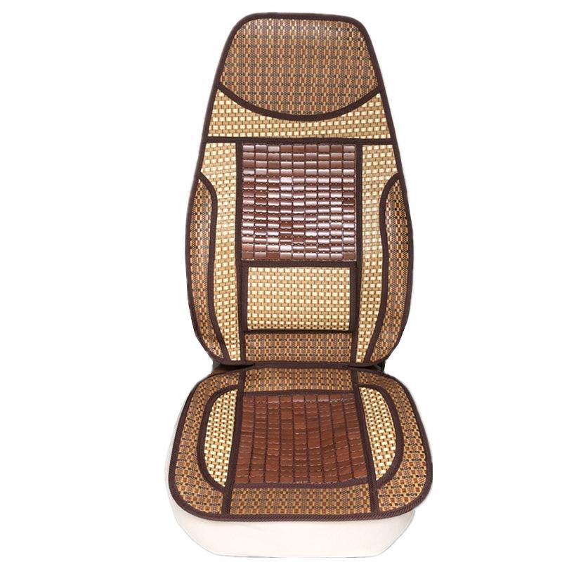 Large Bamboo Chip Truck Seat Cushion - Summer Mahjong Cool Mat, Universal Fit